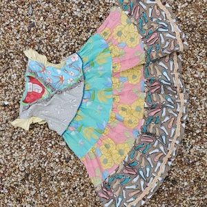 Matilda Jane It's Wonderful Parade Rollercoaster Tiered Dress 4 Butterflies